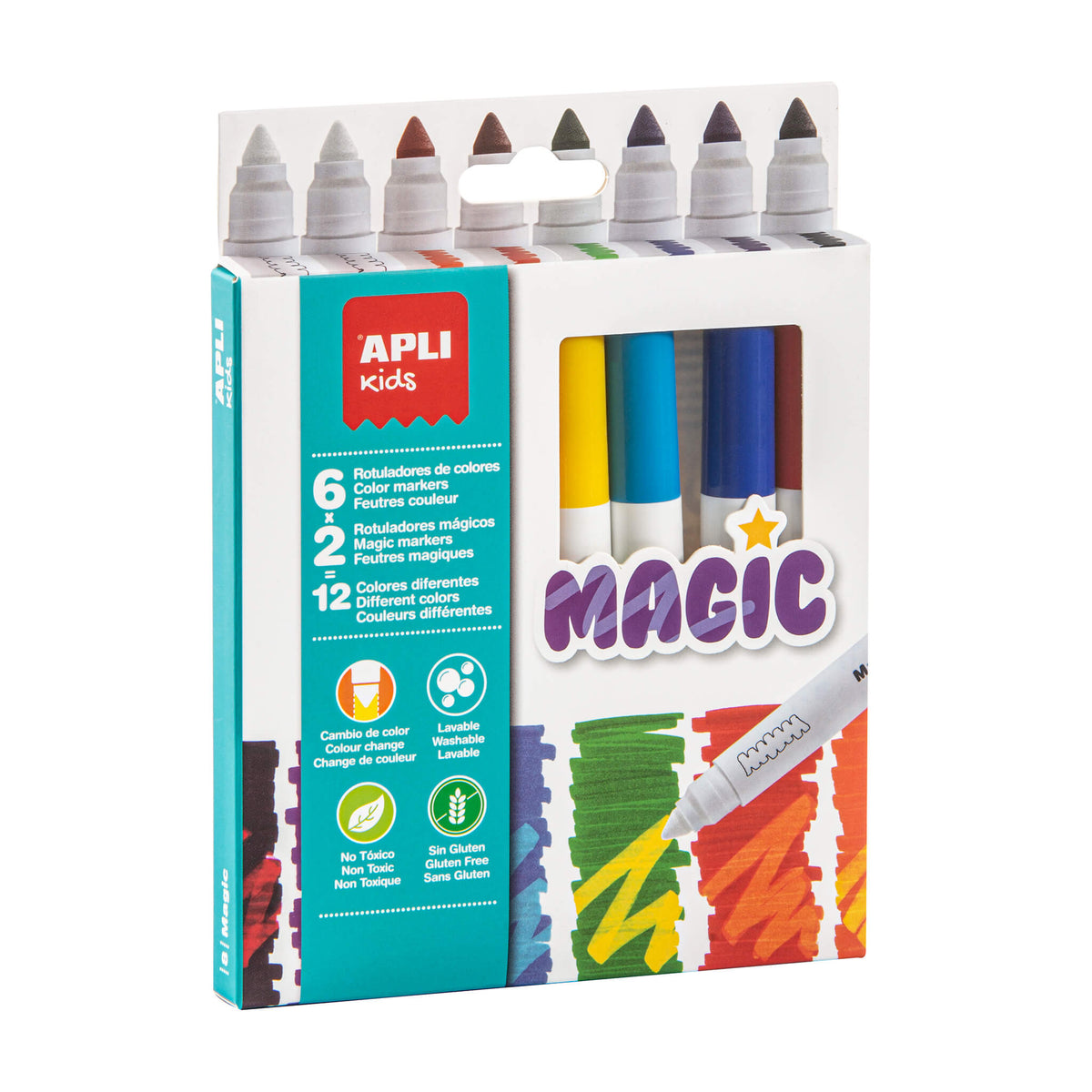 ROTULADOR MAGIC 8 COLORES - APLI