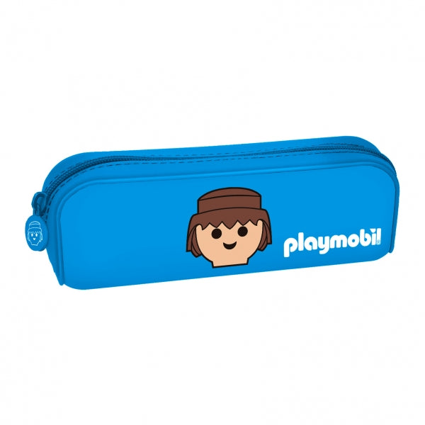 PORTATODOS SILICONA 1 CREMALLERA AZUL PLAYMOBIL - DOHE