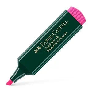 MARCADOR FLUOR ROSA - FABER CASTELL