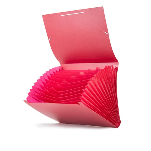 CLASIFICADOR FUELLE A4 ROJO - PRYSE