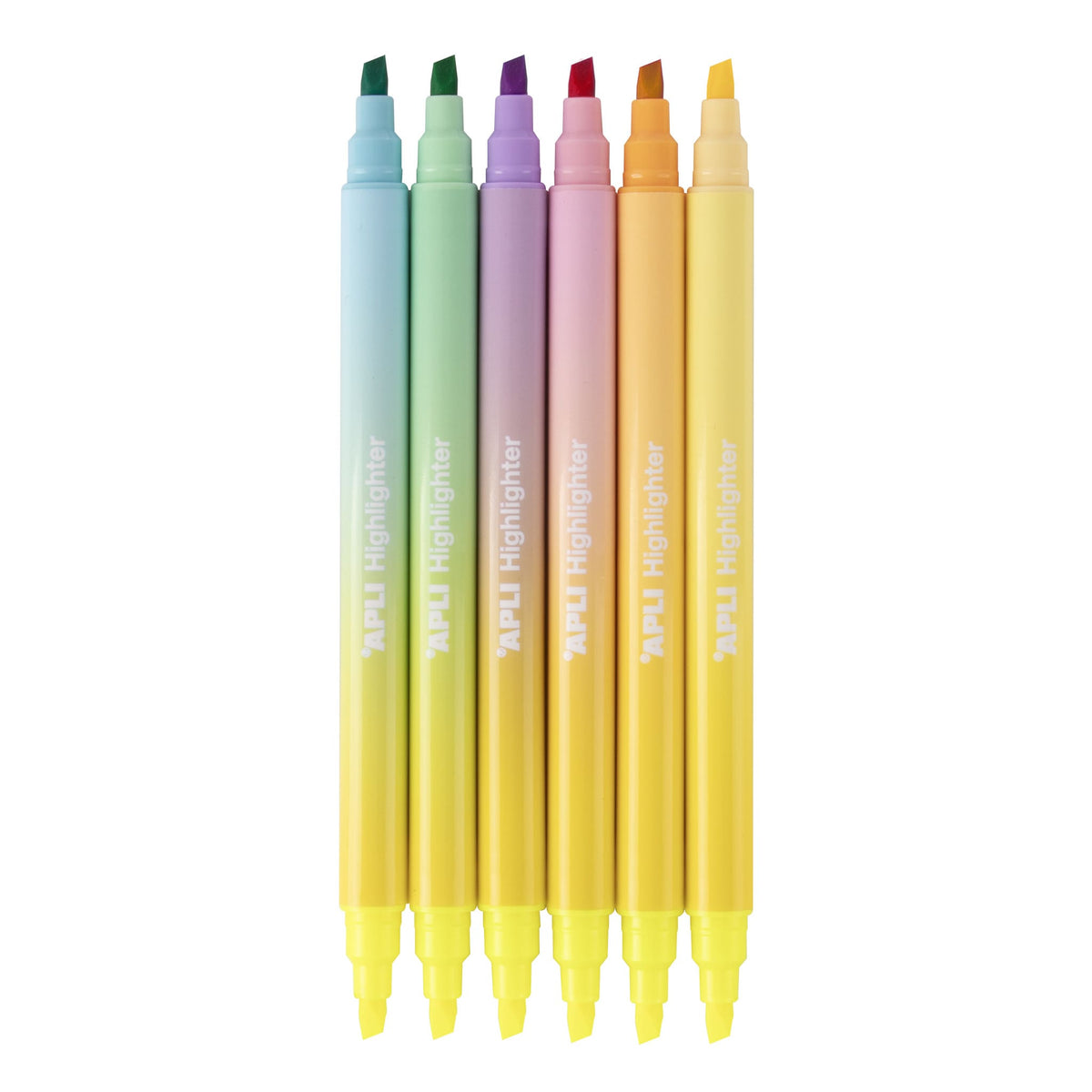EXPOSITOR 10 PACK 6 MARCADORES DUO FLUOR - APLI