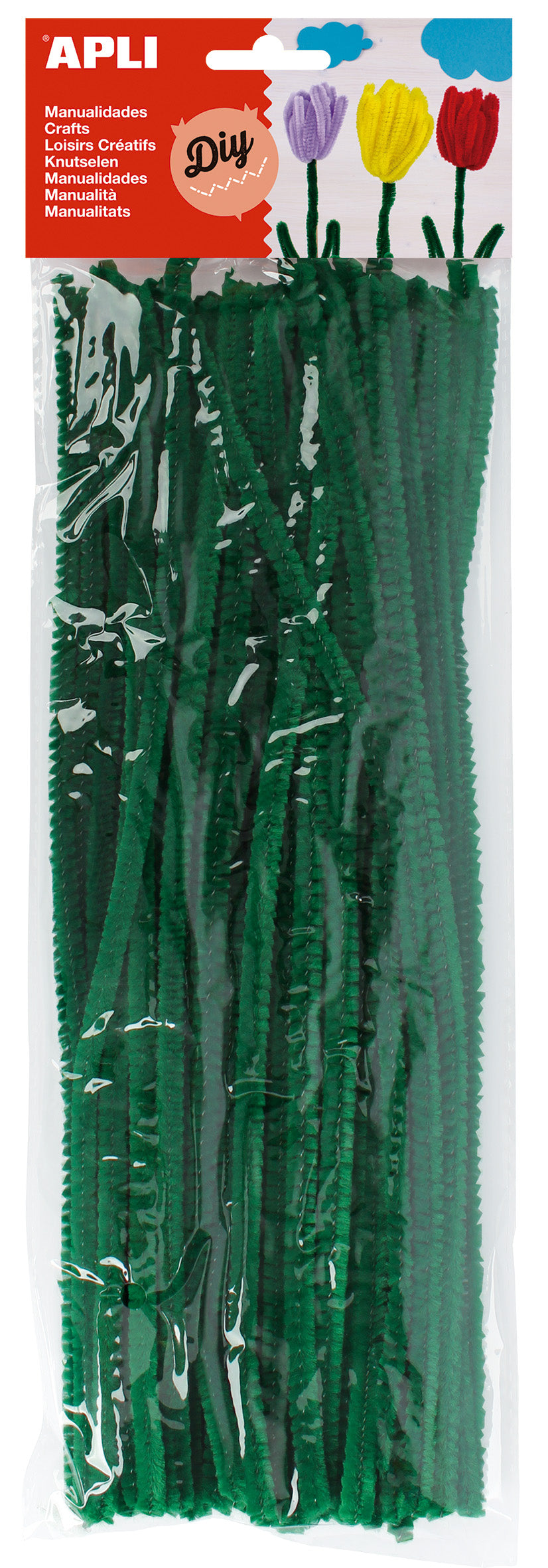 CHENILLAS LIMPIAPIPAS VERDE B/50UD - APLI