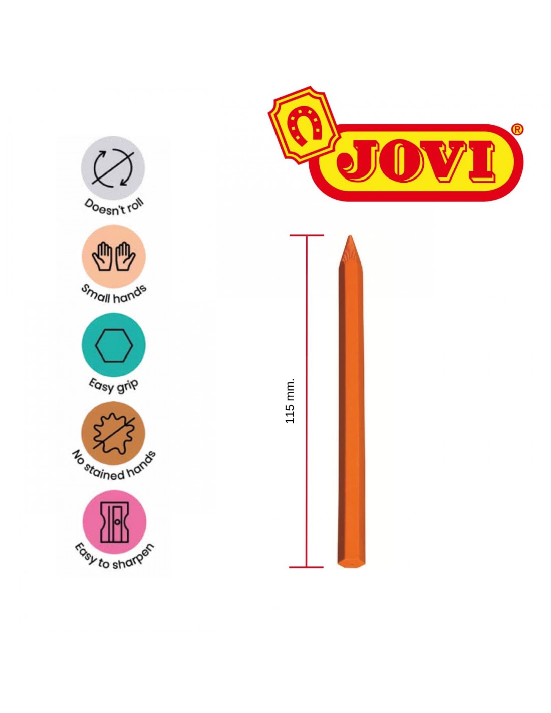 CERA HEXAGONAL CAJA DE 12UDS - JOVI