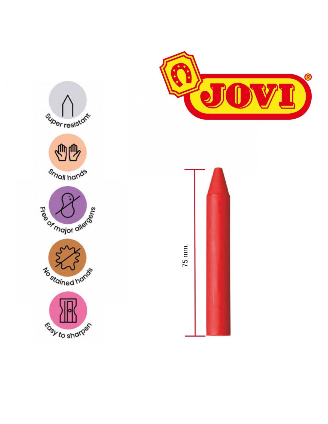 CERAS JOVICOLOR 12UND SURTIDAS - JOVI