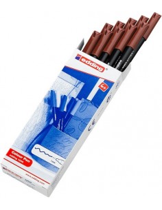 ROTULADOR 1200 MARRÓN CAJA 10 UDS - EDDING