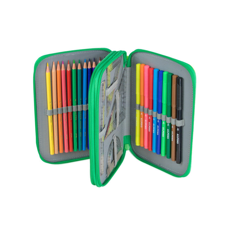 ESTUCHE PLUMIER PEQUEÑO DOBLE - ALPINO