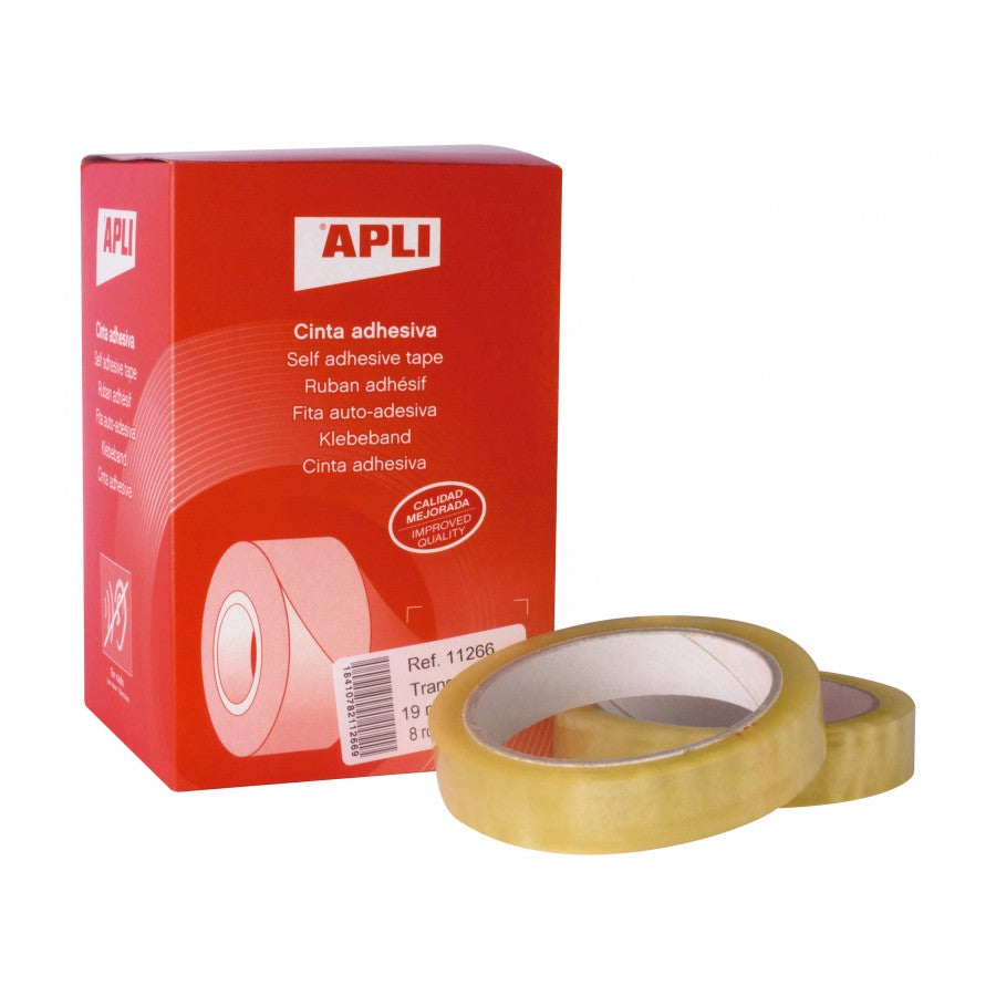 CINTA ADHESIVA 19MMX66M - APLI