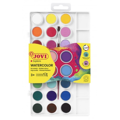 ACUARELAS EN PASTILLAS 18UDS - JOVI