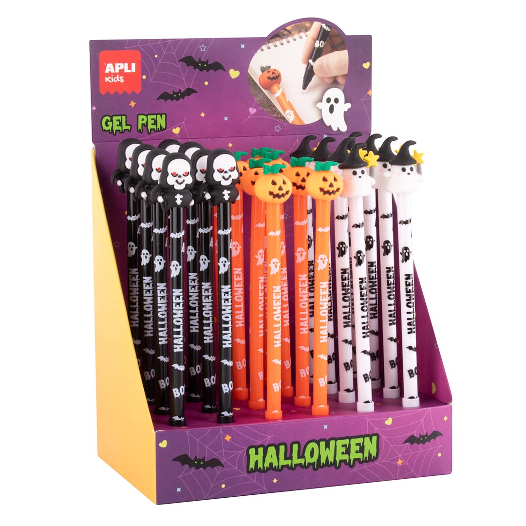 EXPOSITOR BOLIGRAFOS GEL HALLOWEEN - APLI