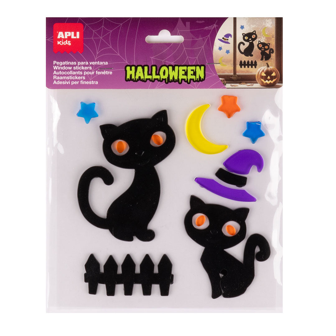 PEGATINAS JELLY GATOS HALLOWEEN - APLI