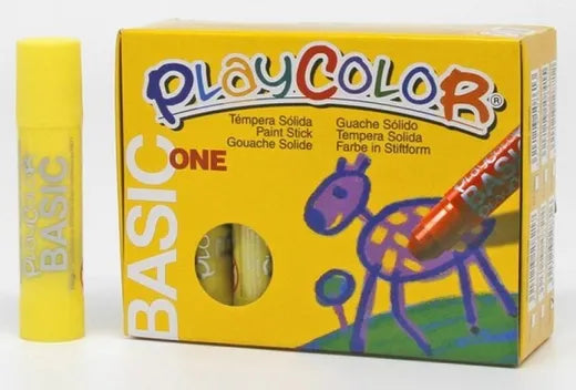 TEMPERA SOLIDA ONE 12UD AMARILLO - PLAYCOLOR