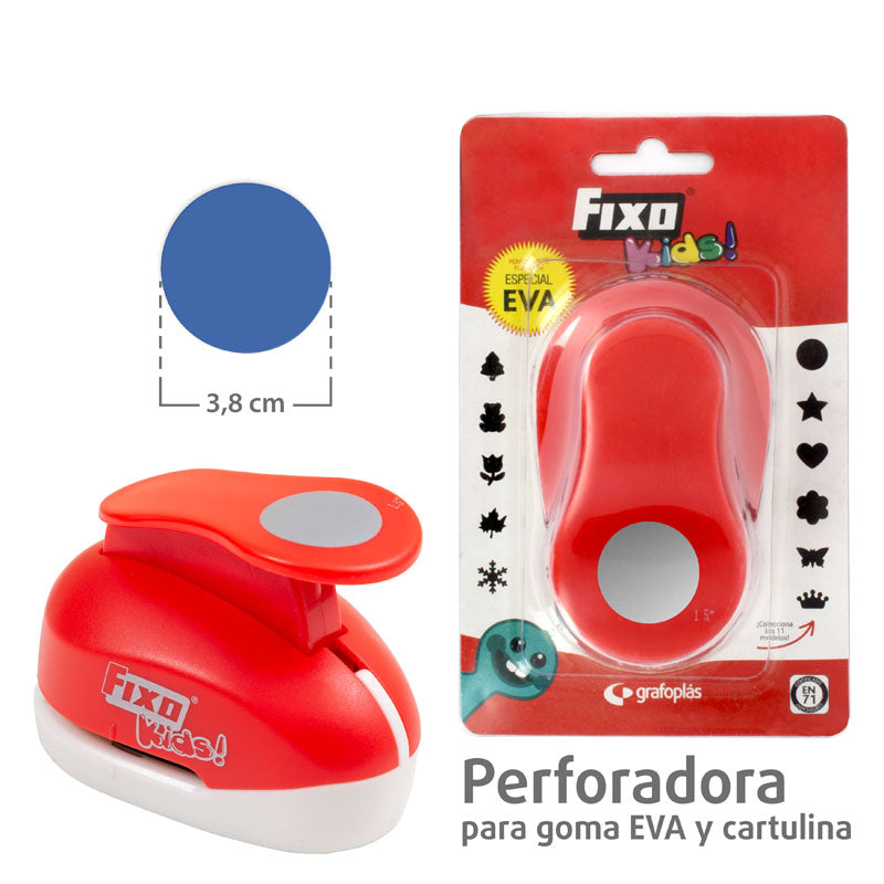 PERFORADORA GOMA EVA 3,8CM - GRAFOPLAS