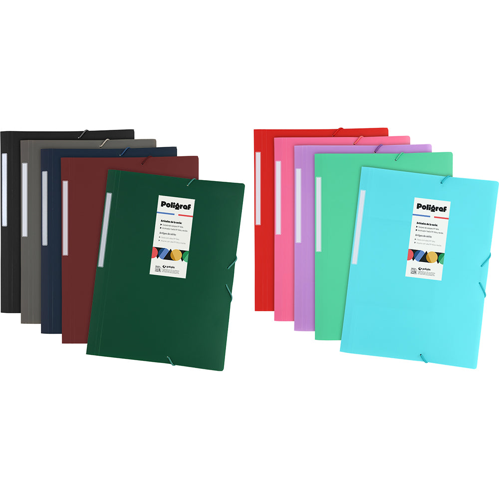CARPETA GOMAS Fº SOLAPAS - GRAFOPLAS