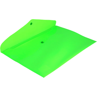 SOBRE PP FOLIO CON BROCHE FLUOR - GRAFOPLAS