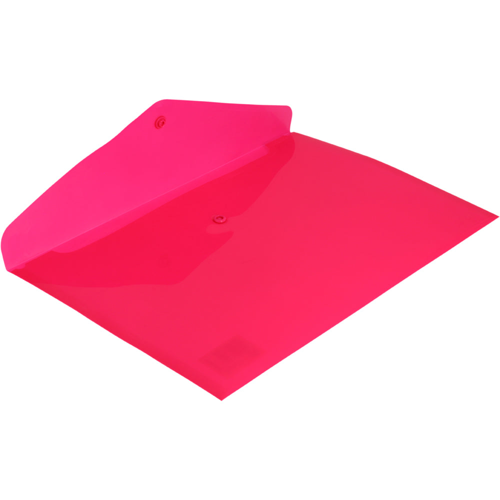 SOBRE PP FOLIO CON BROCHE FLUOR - GRAFOPLAS