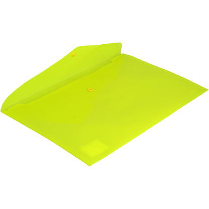 SOBRE PP FOLIO CON BROCHE FLUOR - GRAFOPLAS