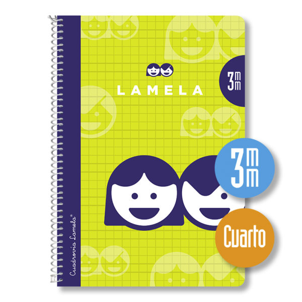 CUADERNO BASICO 4º CUADROVIA 3MM - LAMELA