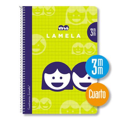 CUADERNO BASICO 4º CUADROVIA 3MM - LAMELA