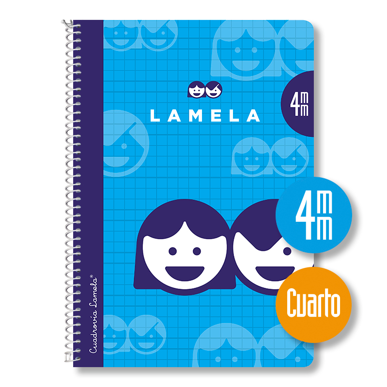 CUADERNO BASICO 4º CUADROVIA 4MM - LAMELA