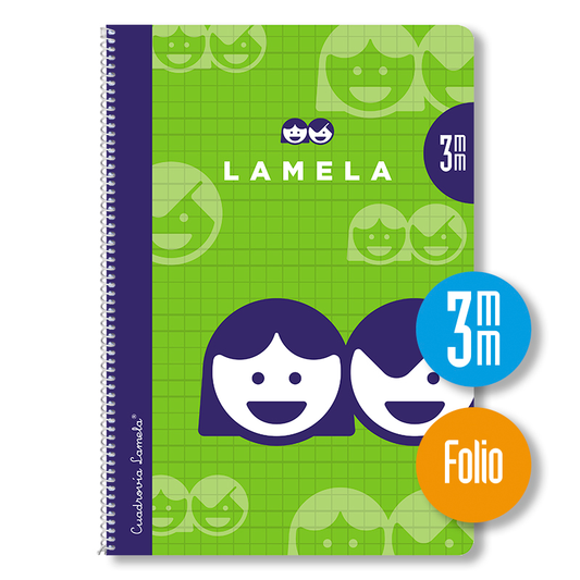 CUADERNO FORRADO Fº CUADROVIA 80H 3MM - LAMELA