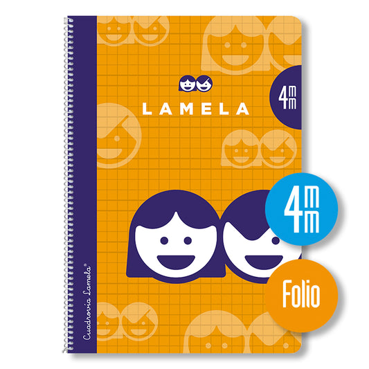 CUADERNO BASICO Fº CUADROVIA 4MM - LAMELA
