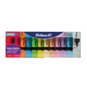 MARCADOR FLUOR METHOD & MOOD CAJA 12 - PELIKAN