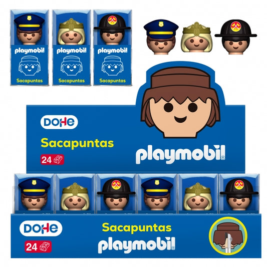 EXPOSITOR 24 SACAPUNTAS PLAYMOBIL - DOHE