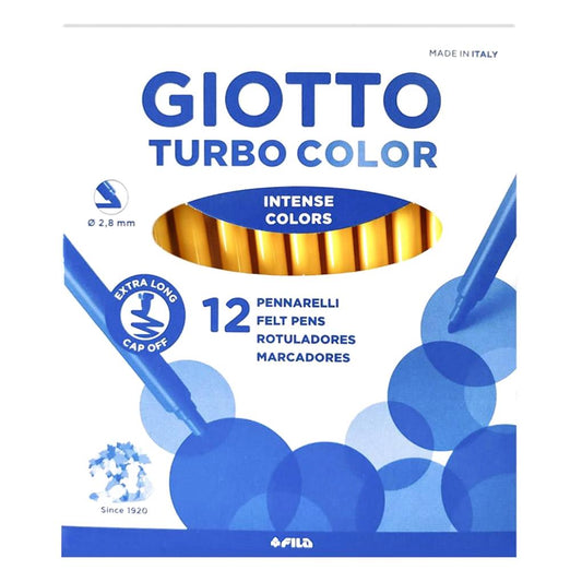 ROTULADOR TURBO COLOR AMARILLO 12UDS - GIOTTO