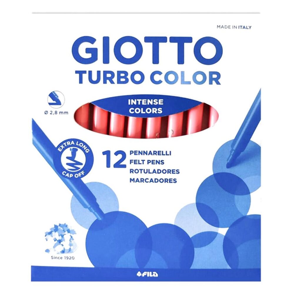 ROTULADOR TURBO COLOR ROSA 12UDS - GIOTTO