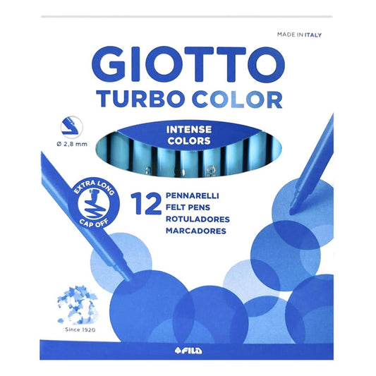 ROTULADOR TURBO COLOR AZUL CLARO 12UDS - GIOTTO