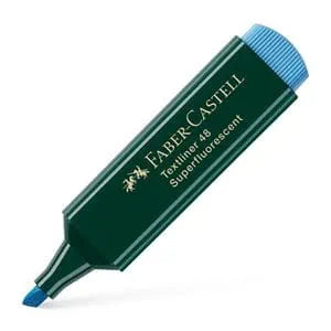 MARCADOR FLUOR AZUL - FABER CASTELL