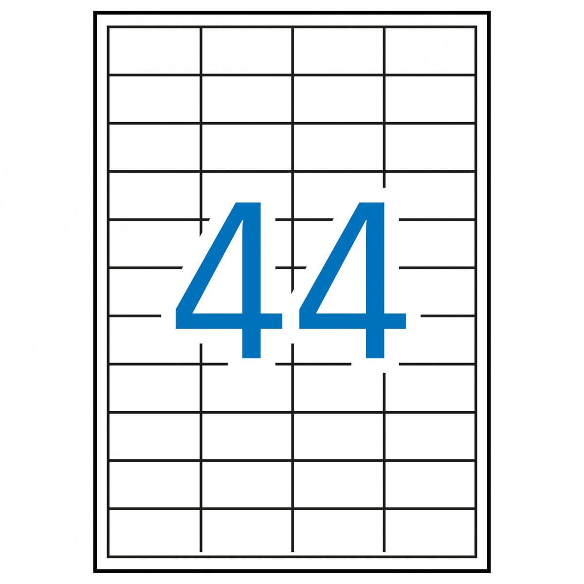 ETIQUETAS ADHESIVAS A4 CAJA 100 HOJAS - APLI