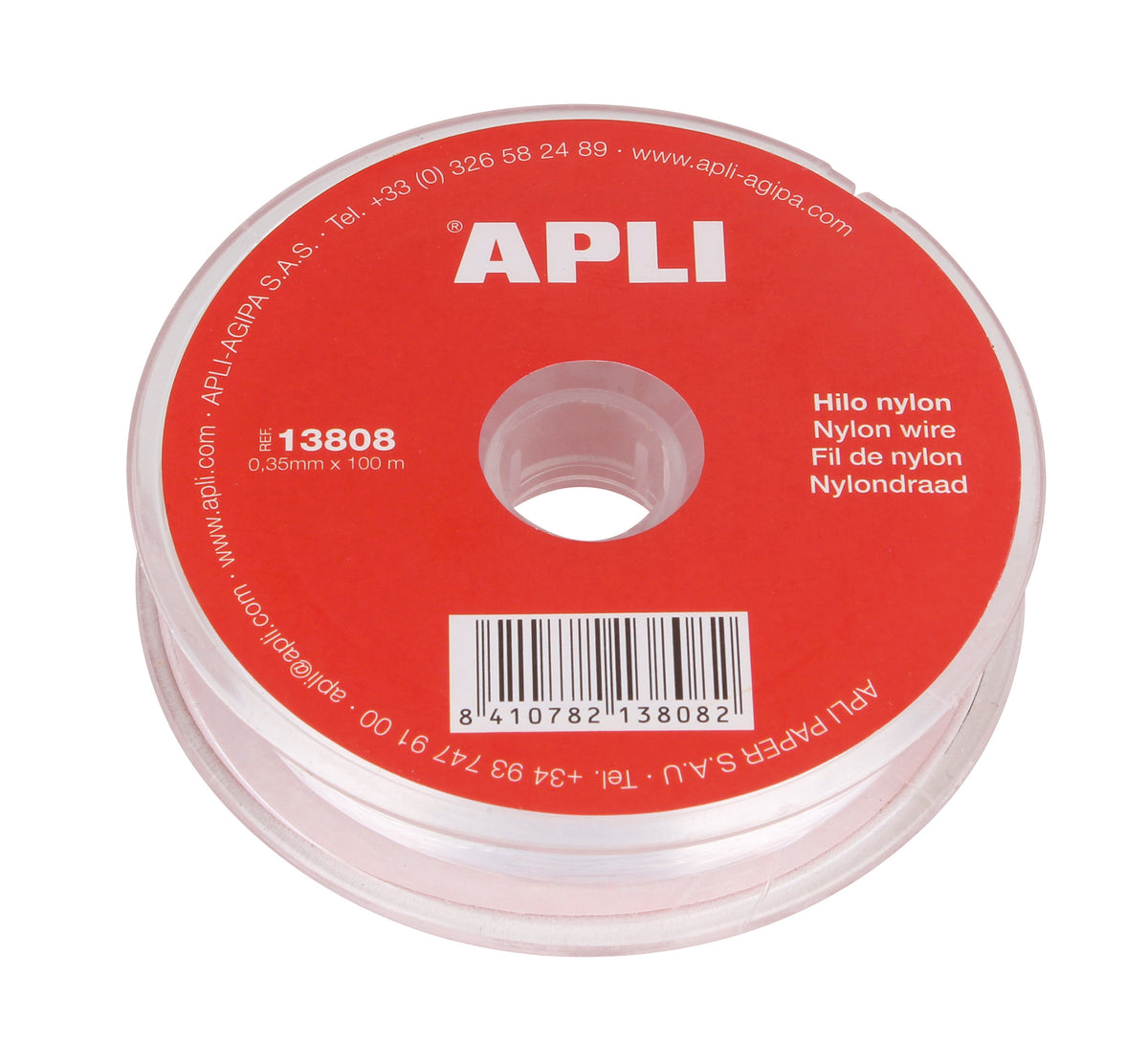 HILO DE NYLON 0,35MM X 100M - APLI