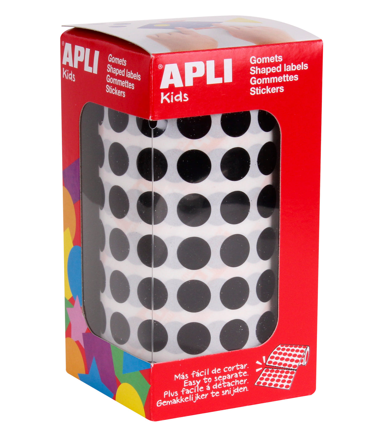 ROLLO GOMETS REDONDOS 10,5 NEGRO - APLI
