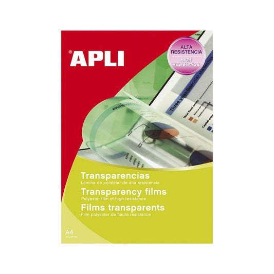 TRANSPARENCIAS A4 COPY 100H - APLI