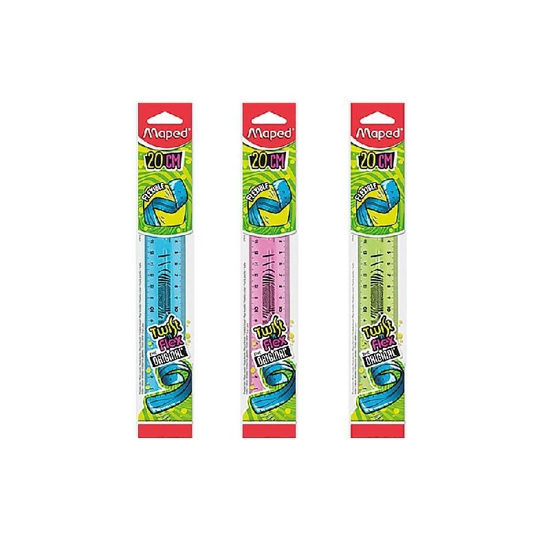 REGLA 20CM FLEX TWIST'N - MAPED