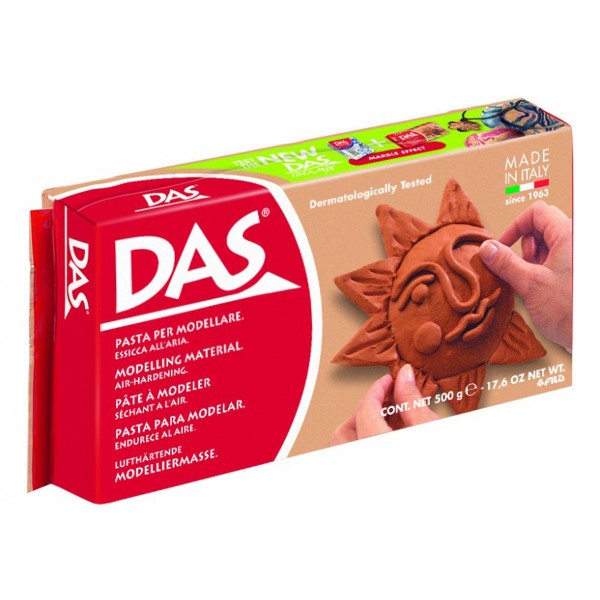 PASTA MODELAR TERRACOTA 1KG - DAS