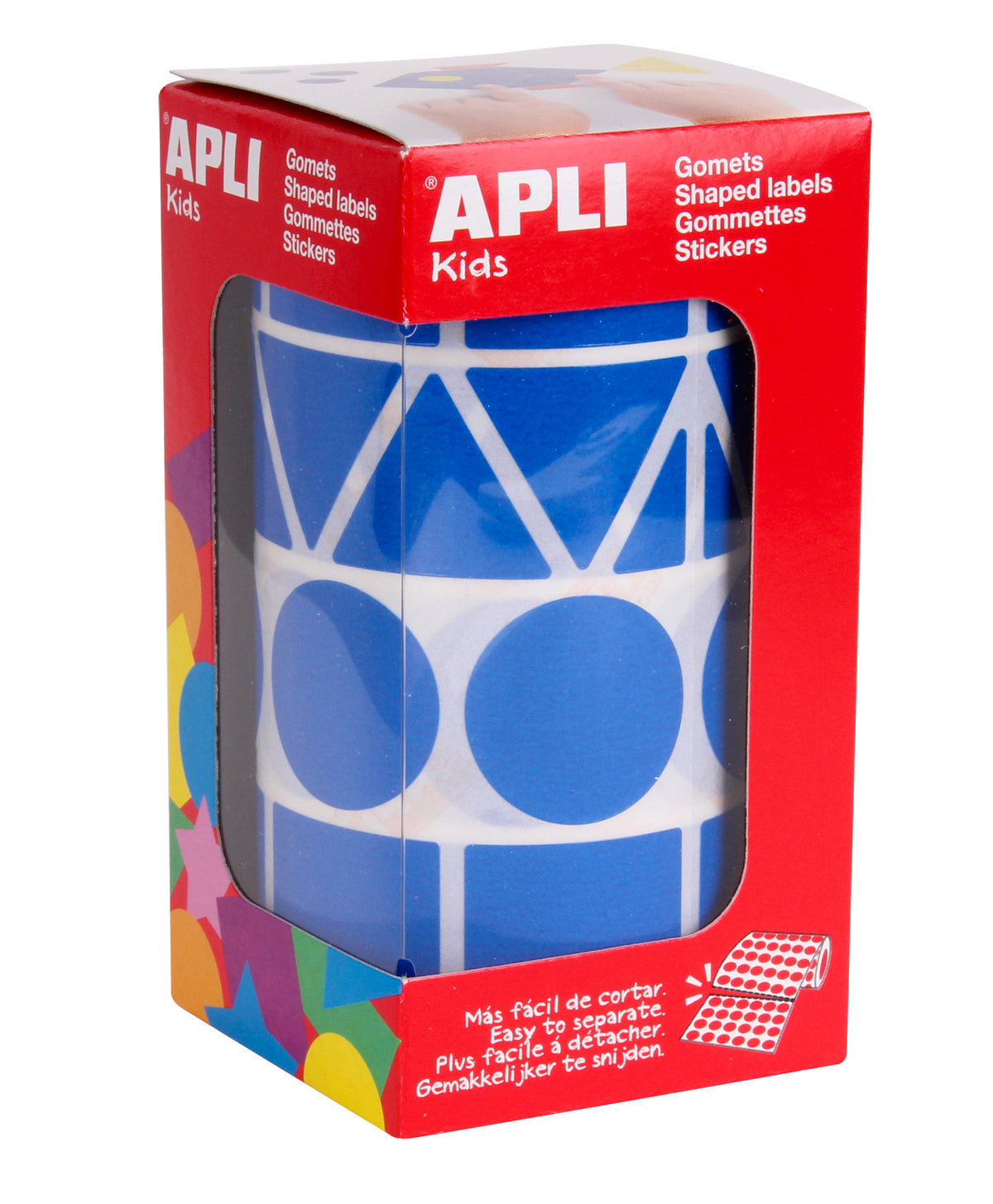 ROLLO GOMETS XL SURTIDO FORMAS AZUL - APLI