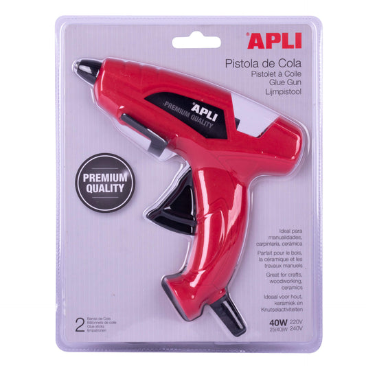 PISTOLA DE SILICONA 40W - APLI