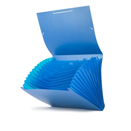 CLASIFICADOR FUELLE A4 AZUL CLARO - PRYSE