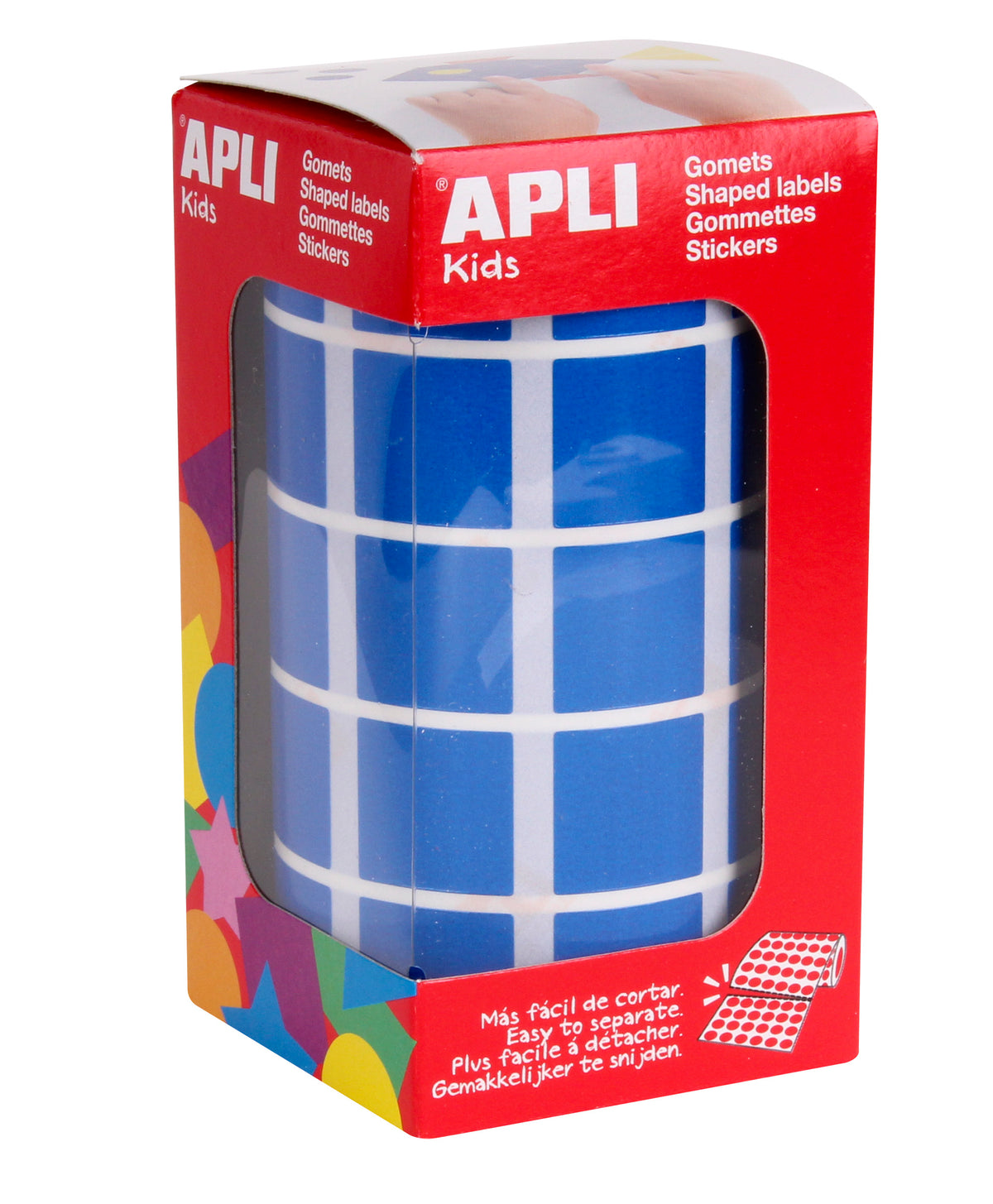 ROLLO GOMETS CUADRADO 20MM AZUL - APLI