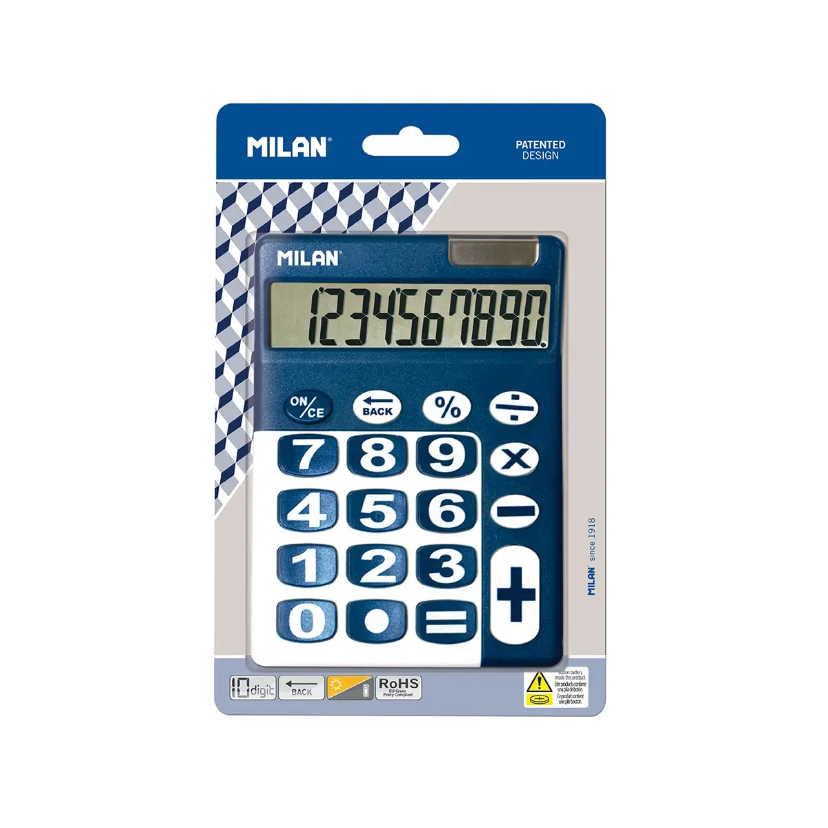 CALCULADORA 10 DIGITOS DUO - MILAN