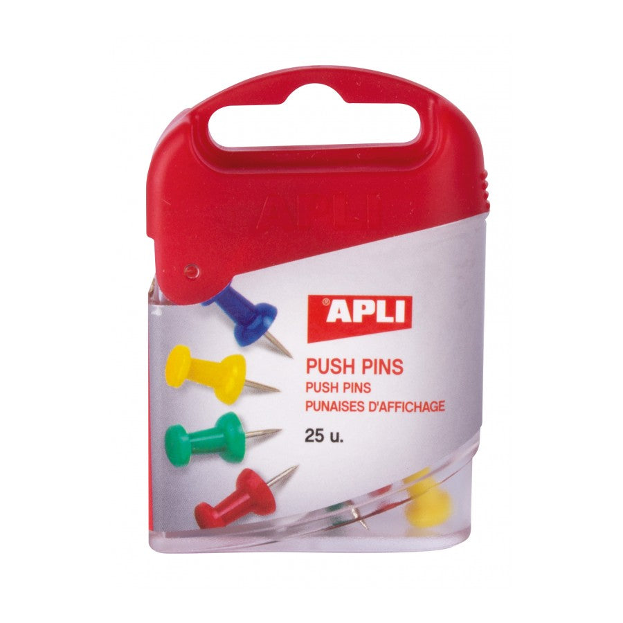AGUJAS SEÑALIZADORAS PUSH SURTIDAS 25UD - APLI