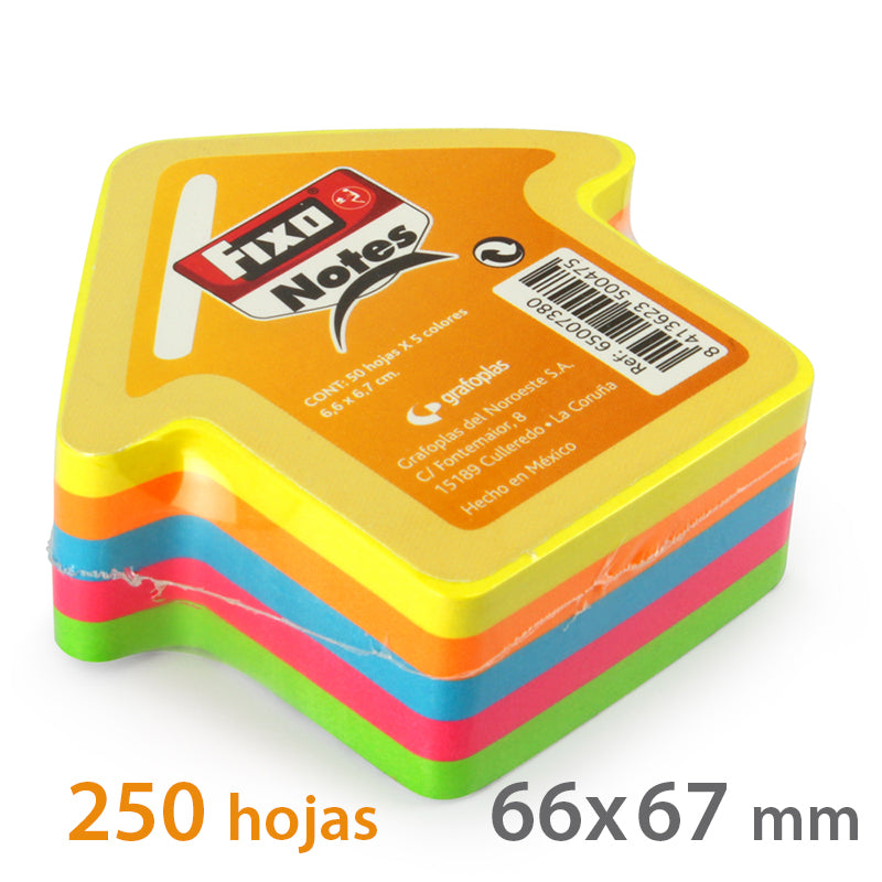 NOTAS ADHESIVAS 5 COLORES - GRAFOPLAS