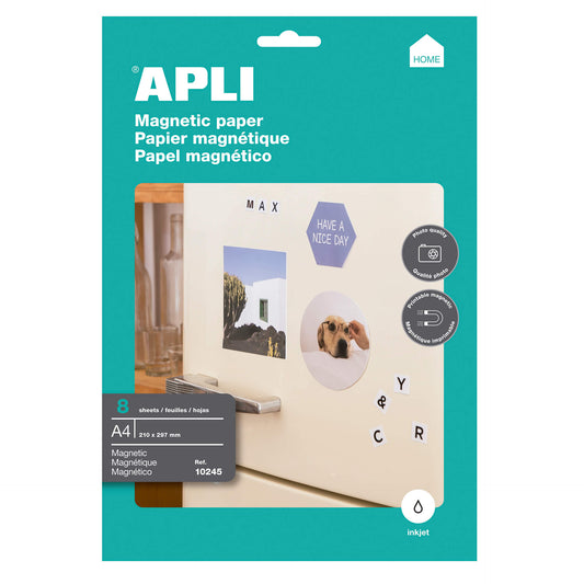PAPEL MAGNETICO INKJET 8H - APLI
