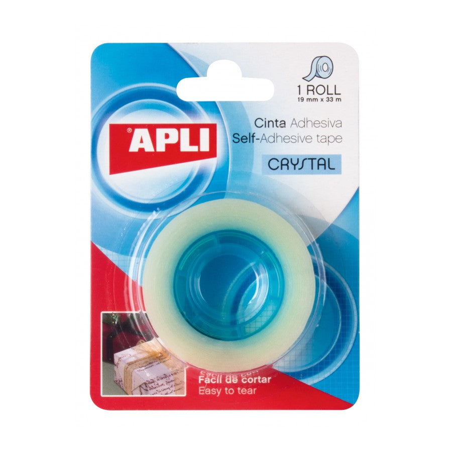 CINTA ADHESIVA CRYSTAL 33X19 - APLI
