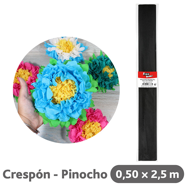 PAPEL CREPE 0,50X2,5M - GRAFOPLAS