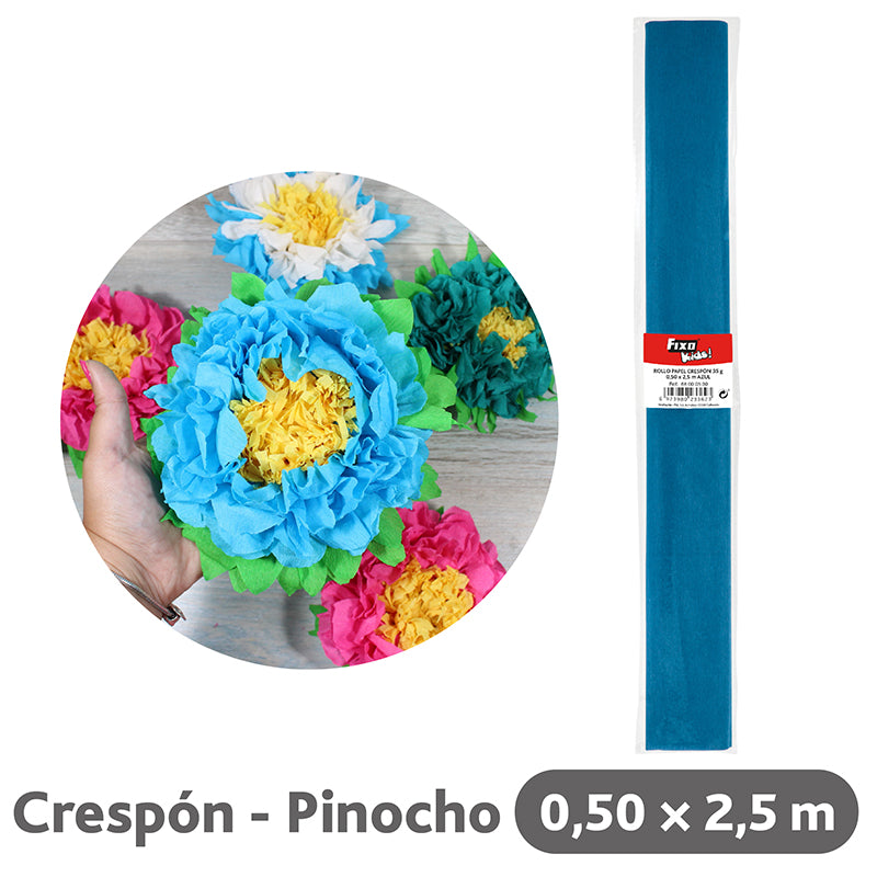 PAPEL CREPE 0,50X2,5M - GRAFOPLAS