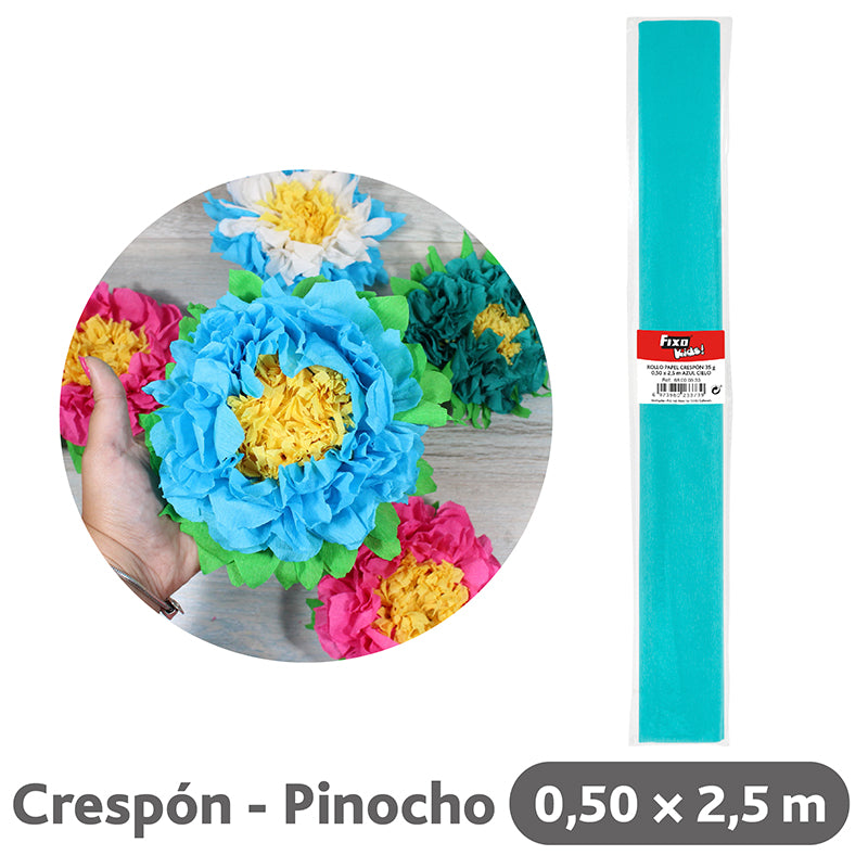 PAPEL CREPE 0,50X2,5M - GRAFOPLAS