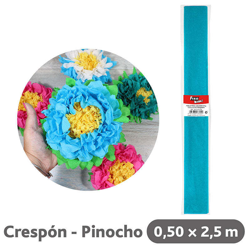 PAPEL CREPE 0,50X2,5M - GRAFOPLAS